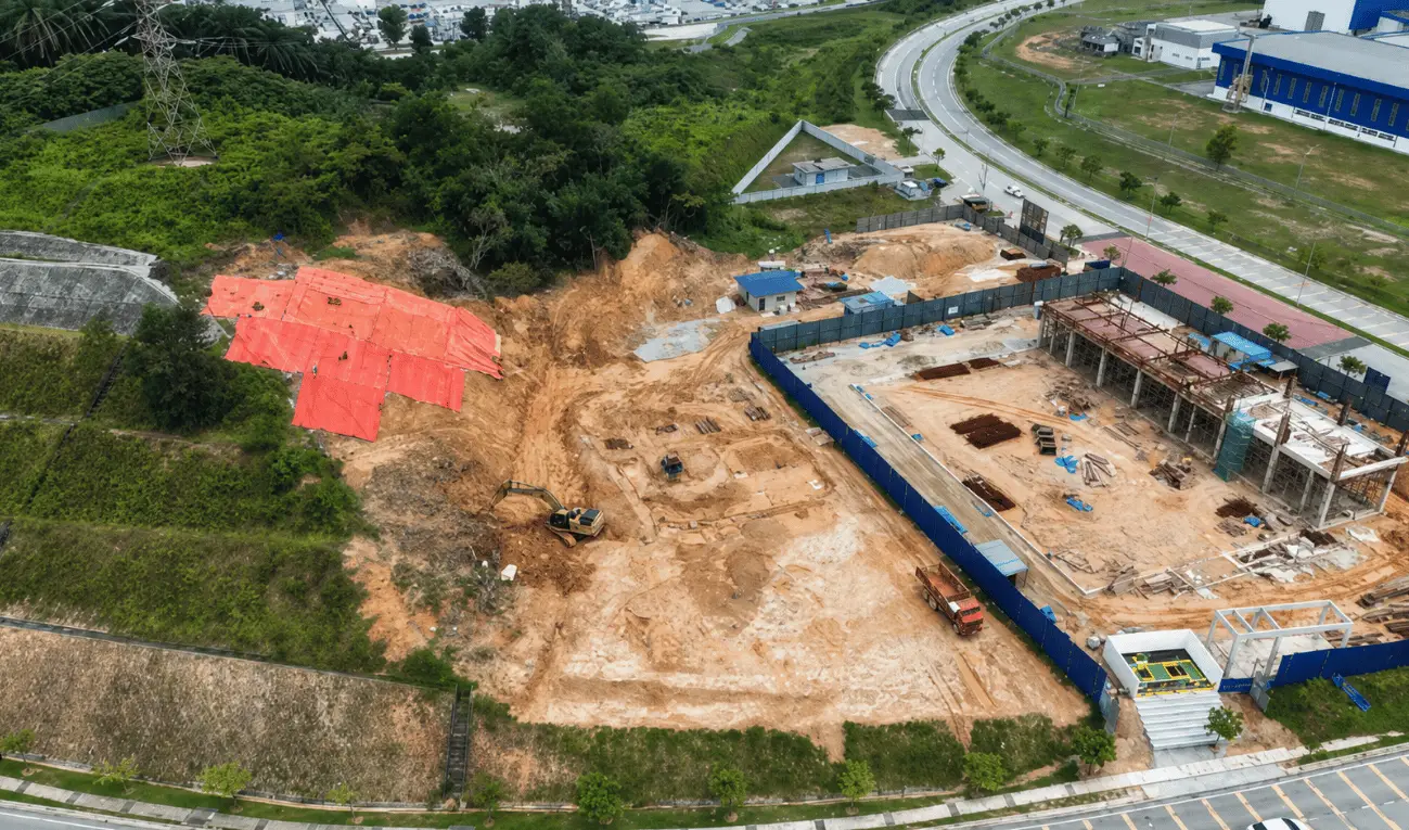 Slope geotechnical works and earthworks at UMW HVM, Serendah
